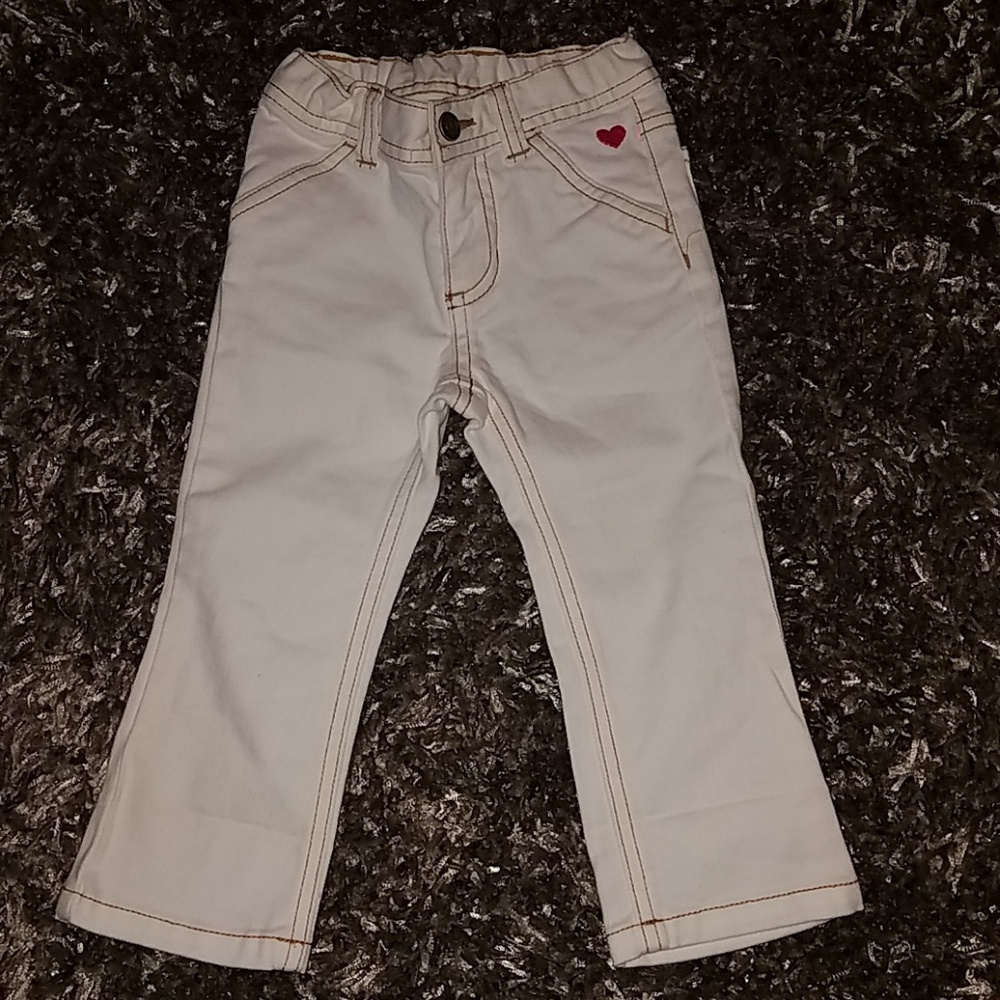 Girls white pants